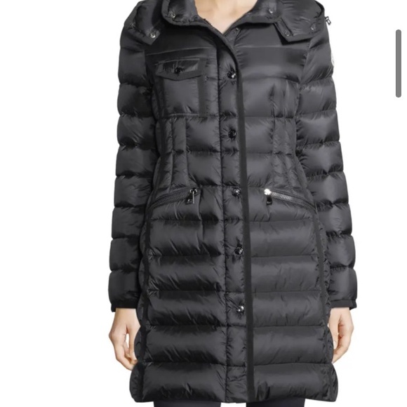 Moncler Women’s Black hermine jacket size 0 - Picture 2 of 5